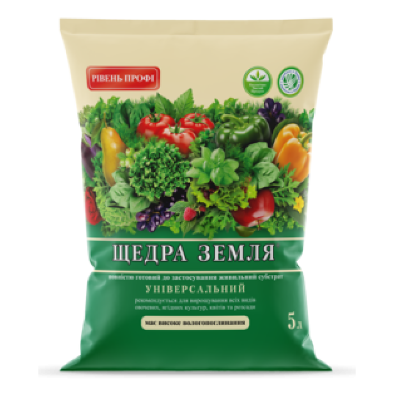 Субстрат Щедра Земля, 5 л